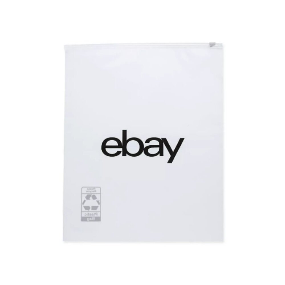 25 Pcs- 7.5" x 9.5" Frosted Zipper Clothing Bag